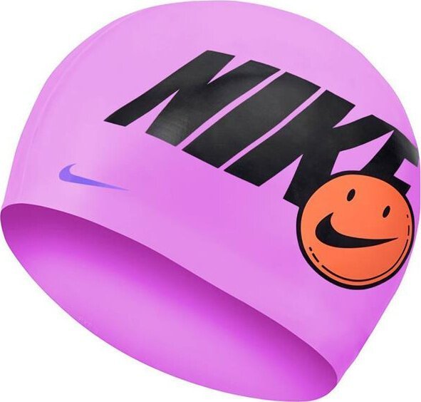 Nike Czepek silikonowy Nike HAVE A NIKE DAY NESSC164 510 NESSC164 510-S fioletowy senior