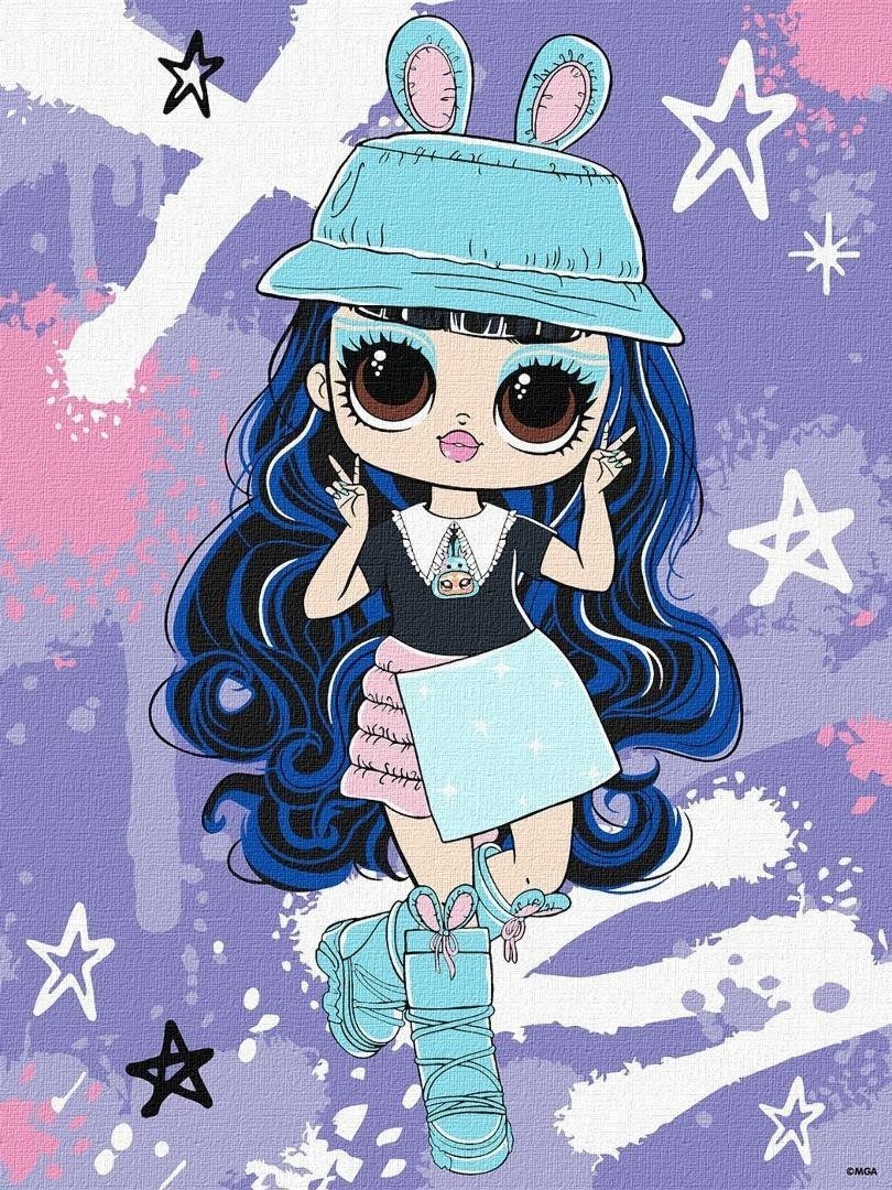 Malowanie po numerach - Tweens LOL Skate Dance Aya