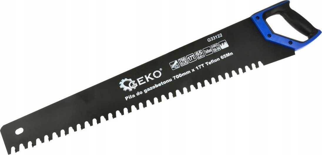 Geko Piła do gazobetonu 700mm 34/17T Teflonowa 65Mn (24)