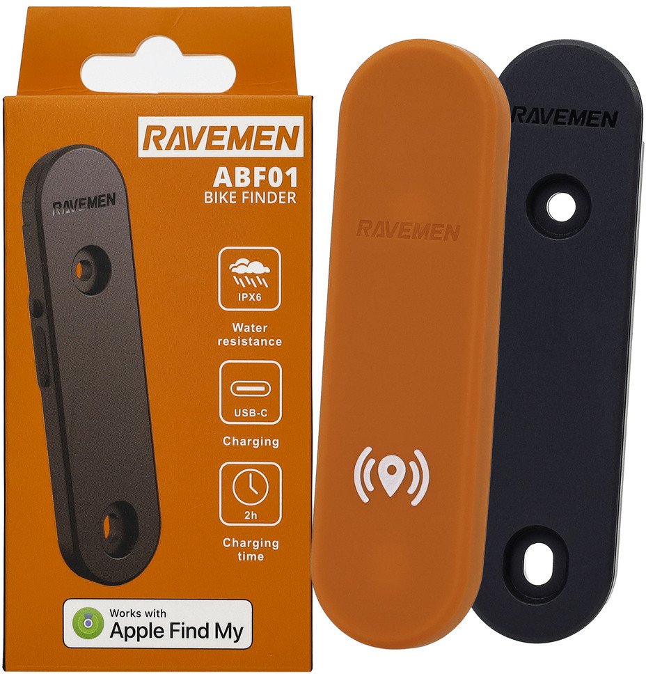 Lokalizator Ravemen ABF01N, Bike Finder, do Apple Find My