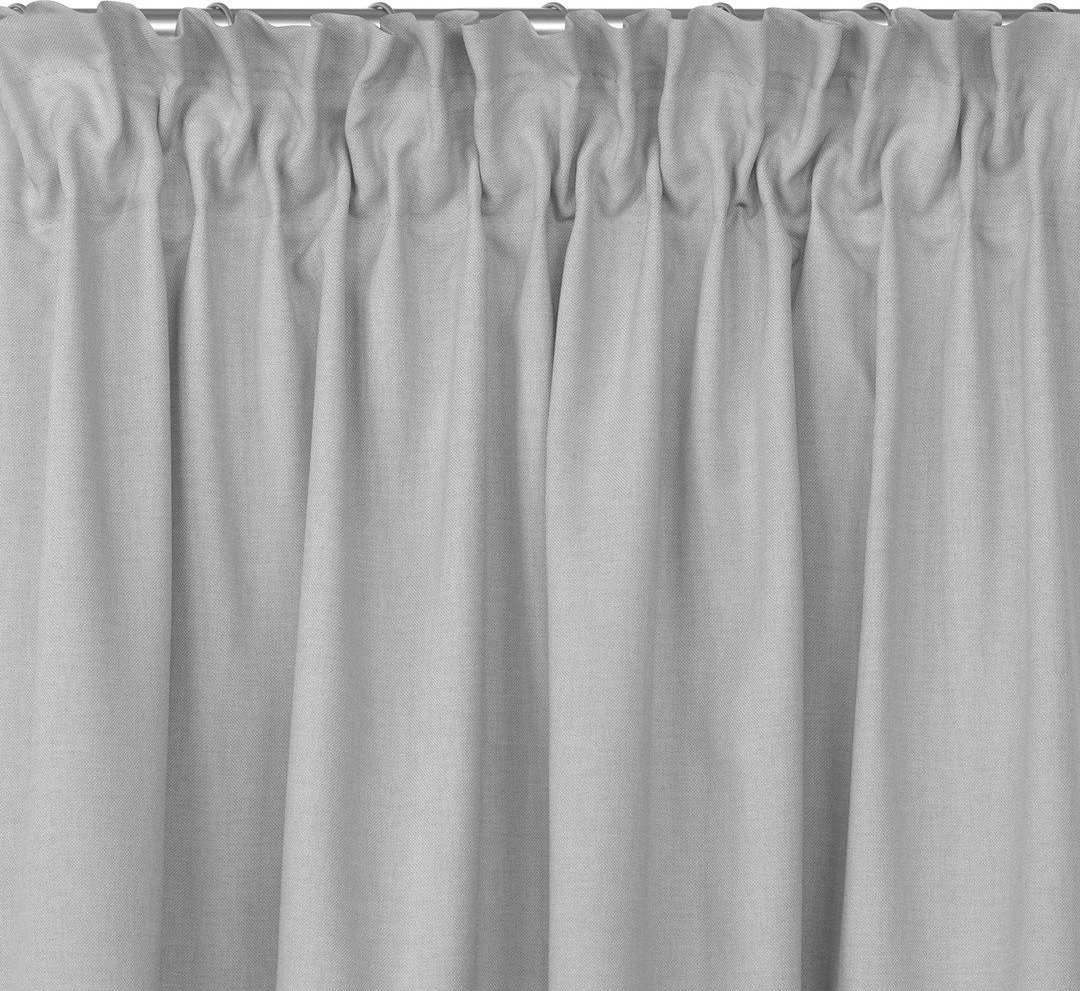 Homede Homede Zasłona CARMENA plecionka na taśmie smok 220x300 szara wzór 6