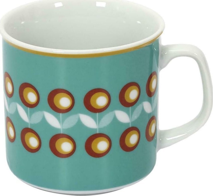 Intesi Kubek Flower 300 ml niebieski