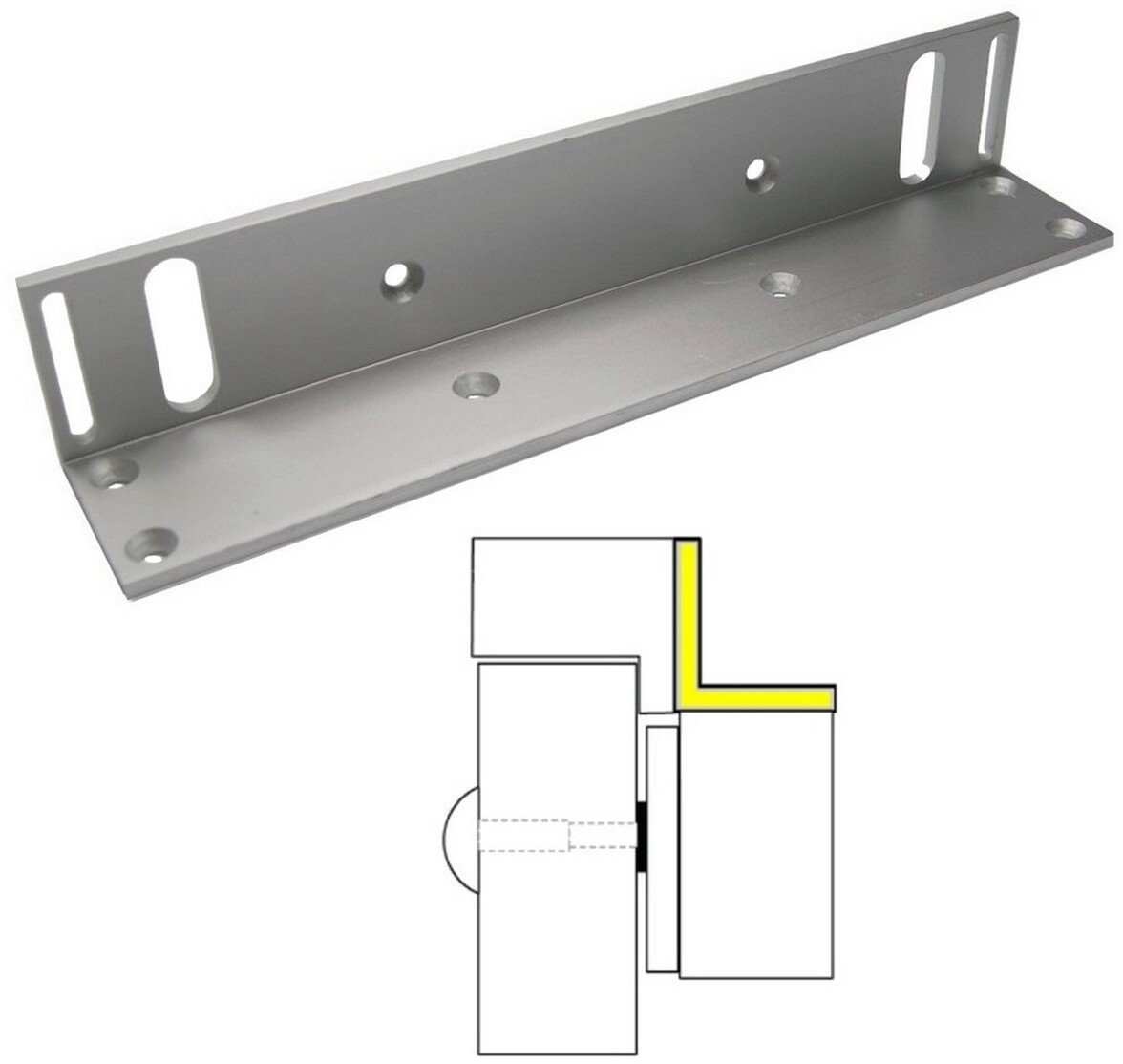 Uchwyt L zwory 500 kg CDVI L5