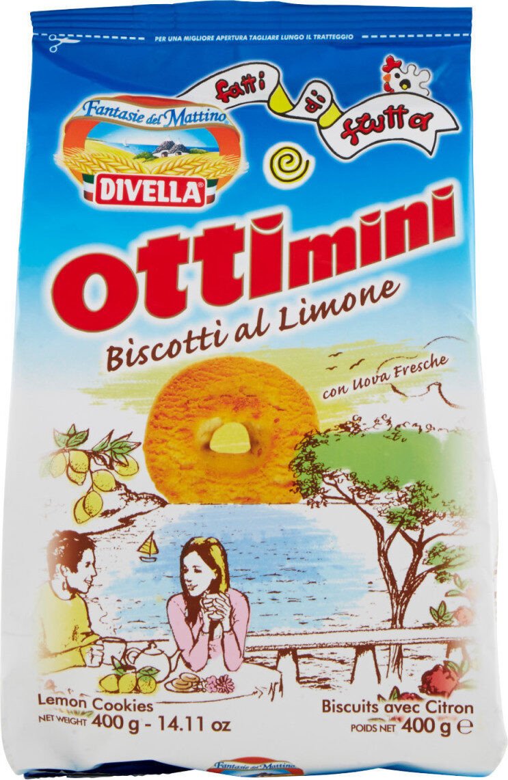 Ciastka Ottimini al Limone 400g - Divella