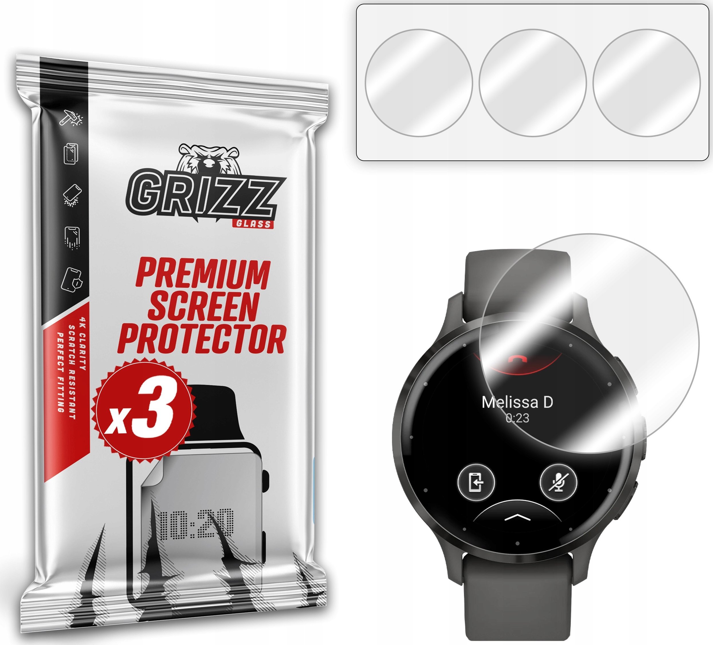 Folia hydrożelowa GrizzGlass Hydrofilm do Garmin Venu 3s