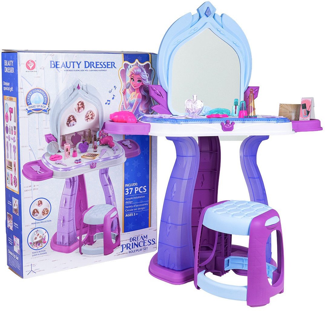 Toaletka z Funkcją Świateł i Dźwięku + Akcesoria