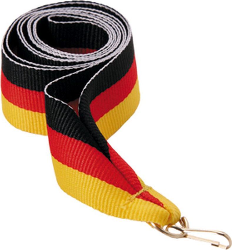 Victoria Sport Wstążka 22 mm - czarno-czerwono-żółta