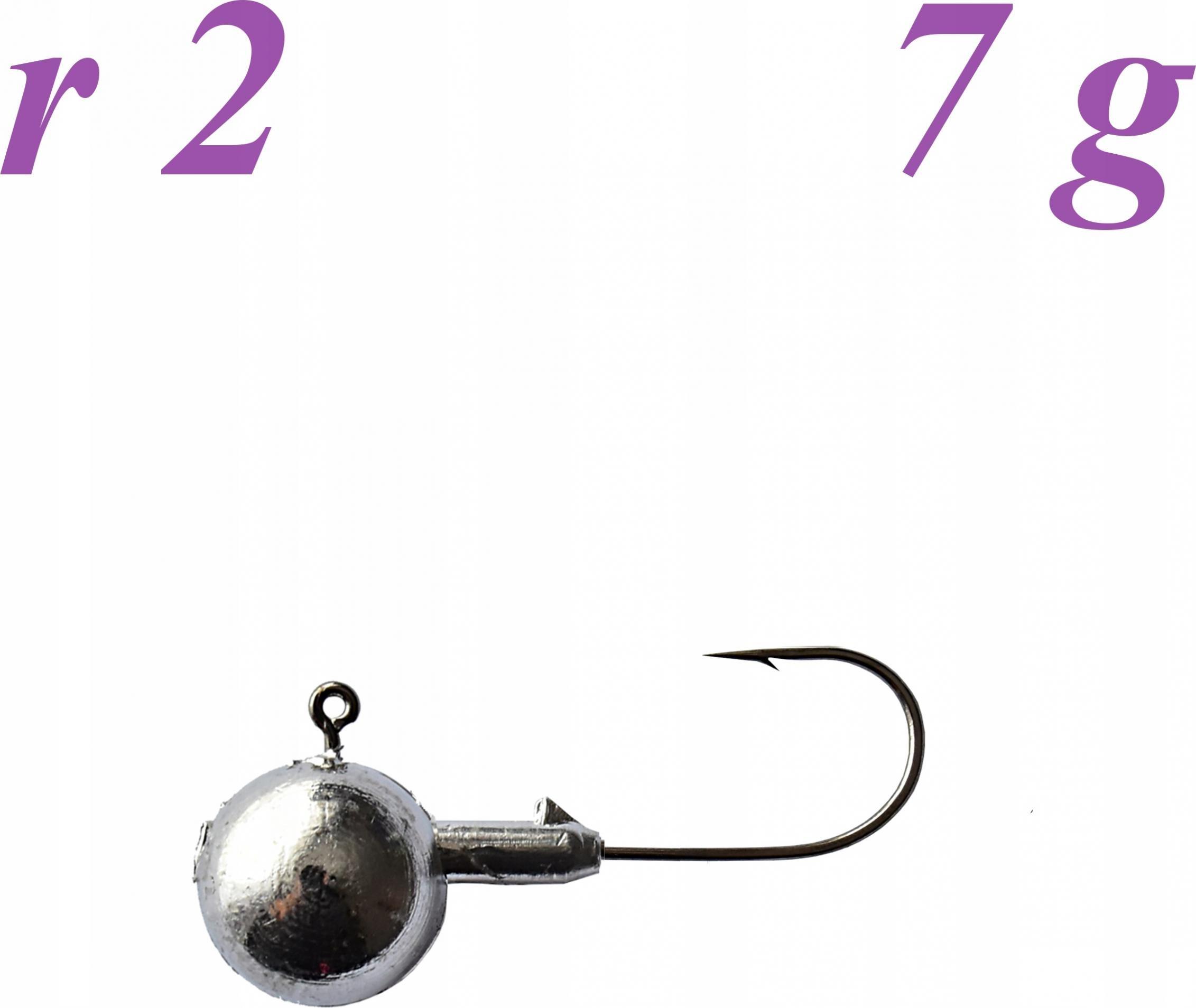 An Sport GŁÓWKA JIGOWA Black Nickel 7 g HAK 2 JAPAN HOOK