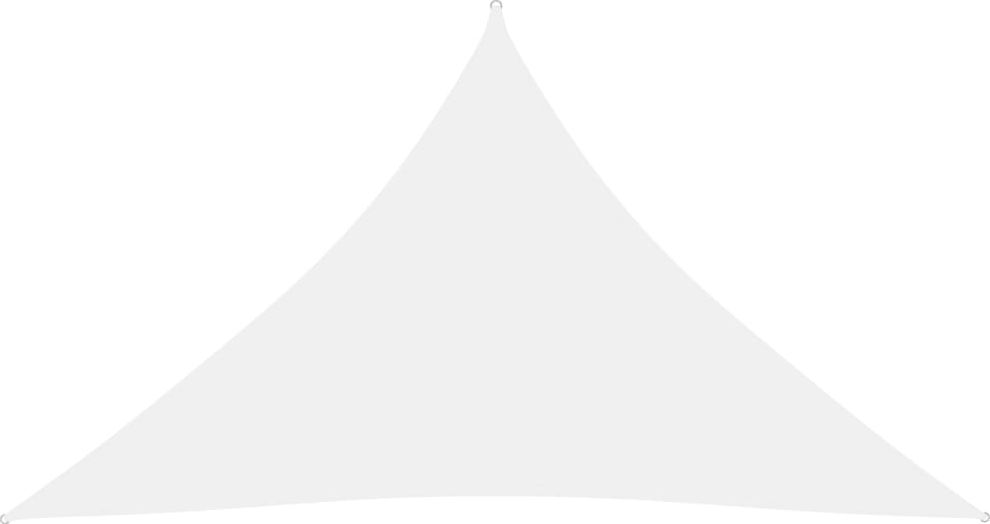 vidaXL Trójkątny żagiel ogrodowy, tkanina Oxford, 2,5x2,5x3,5 m, biały