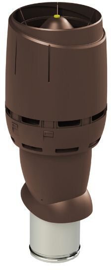 Poujoulat Izolowany wentylacyjny kominek FLOW 160P/IS/500 BRĄZOWY one size