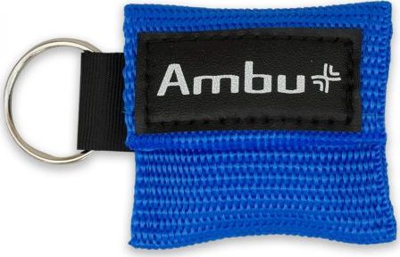 Breloczek Polska Firma Maska ratownicza CPR Ambu LifeKey w breloczku - niebieska