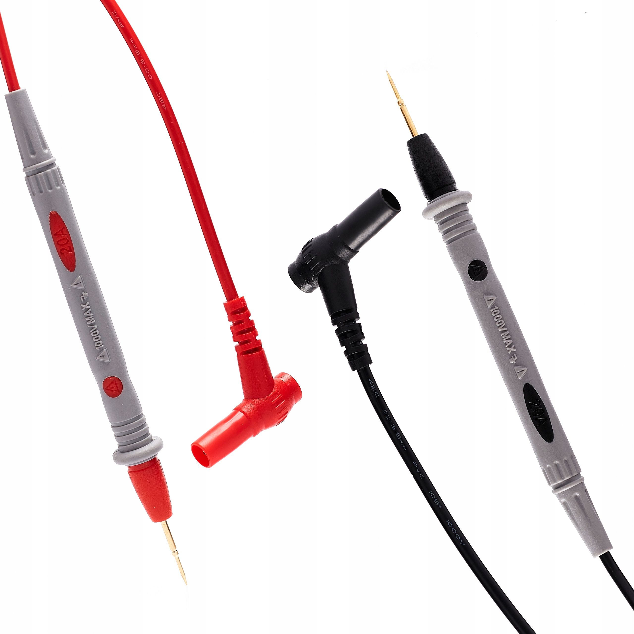 Techrebal Przewody pomiarowe do multimetru 103cm