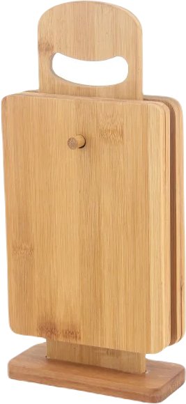 Zestaw 4 desek do krojenia na stojaku Modern Kitchen