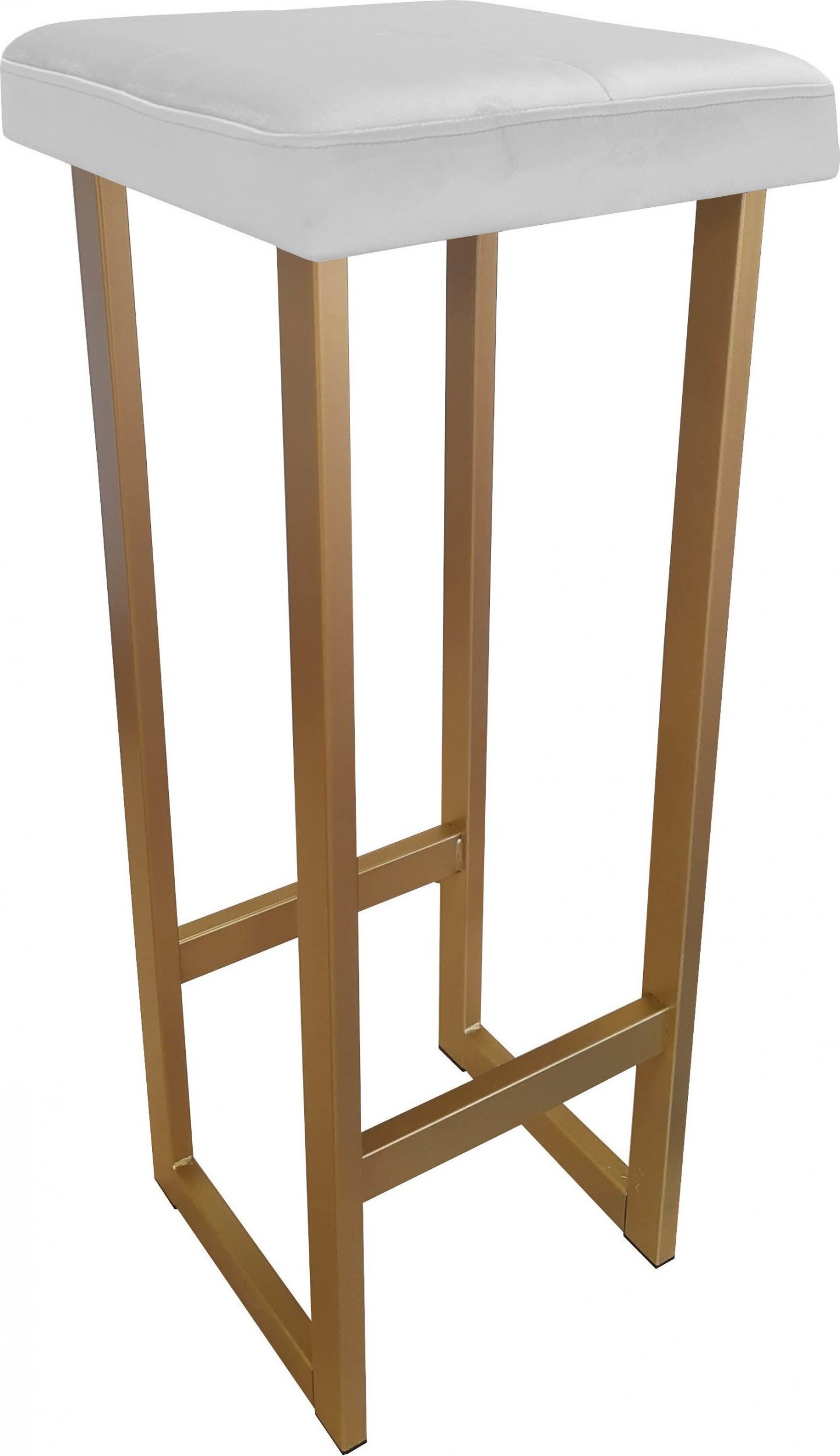 Atos Hoker krzesło barowe ALEX 90cm podstawa złota MG39