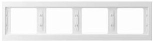 Hager Ramka poczwórna BERKER biała 13837009