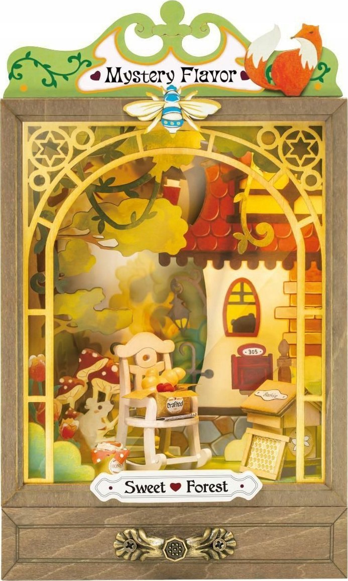 Robotime ROBOTIME Składany Drewniany Model 3D - Słodki Las