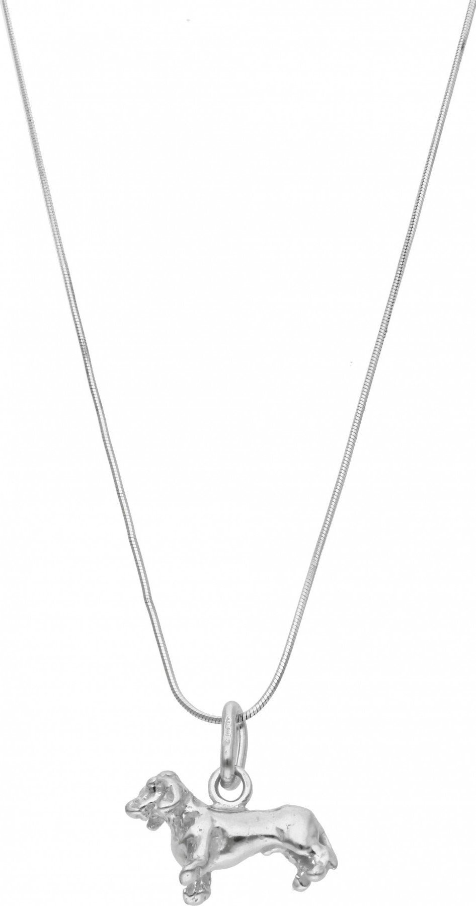 Rosanto Srebrna zawieszka pies jamnik 925
