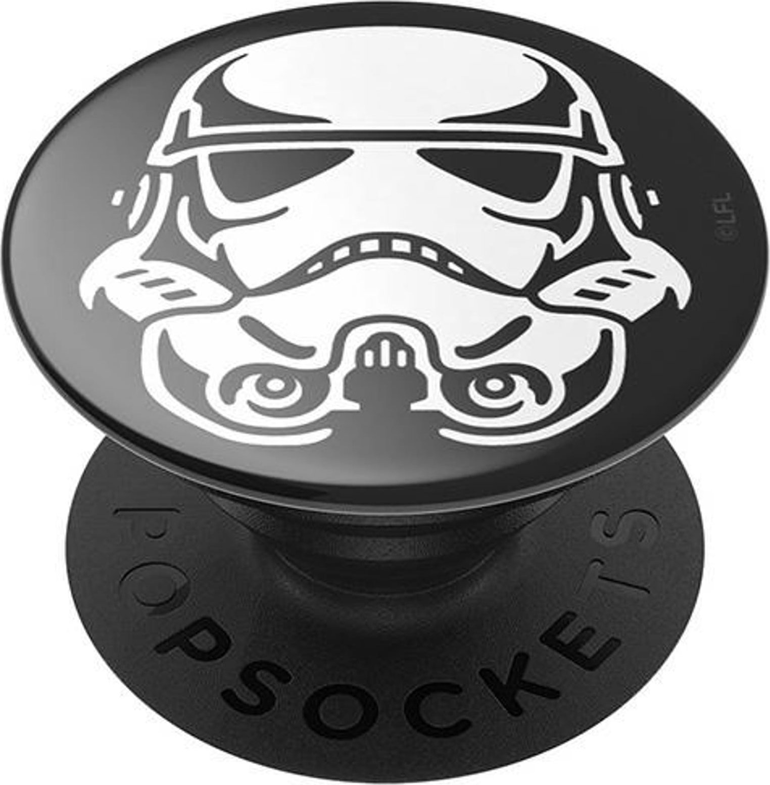 PopSockets PopSockets PopGrip - Wysuwana podstawa i uchwyt do smartfonów i tabletów z wymienną górną częścią - ikona Stormtrooper