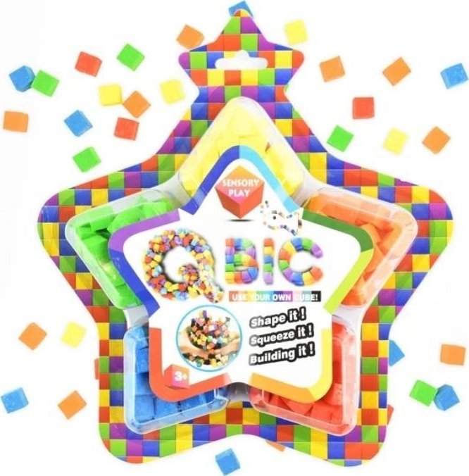 QBIC klocki sensoryczne piankowe kostki