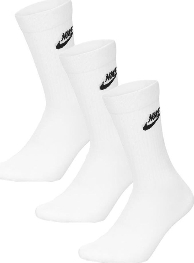 Nike Skarpety Nike NK NSW Everyday Essentials CR biało-czarne DX5025 100 : Rozmiar - 38-42