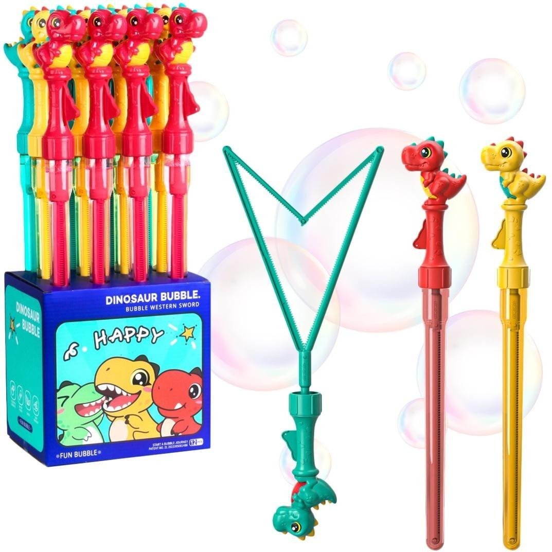 Bańki mydlane rozkładane dinozaur 100ml MIX