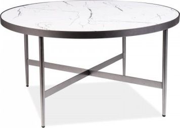 Signal ŁAWA DOLORES B BIAŁY (EFEKT MARMURU) / SZARY FI 80