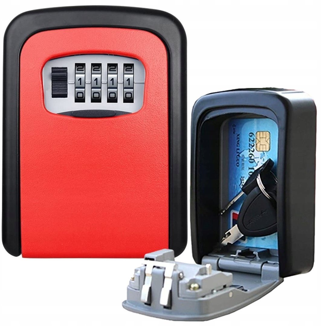 SKRZYNKA SZAFKA KASETKA NA KLUCZE SEJF SZYFR KOD