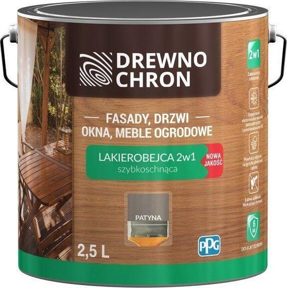Drewnochron Lakierobejca 2w1 Patyna 2.5L Drewnochron