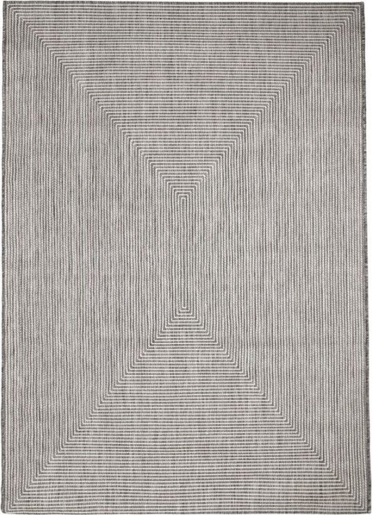 Bigbuy Home Dywanik na zewnątrz Quadro Szary