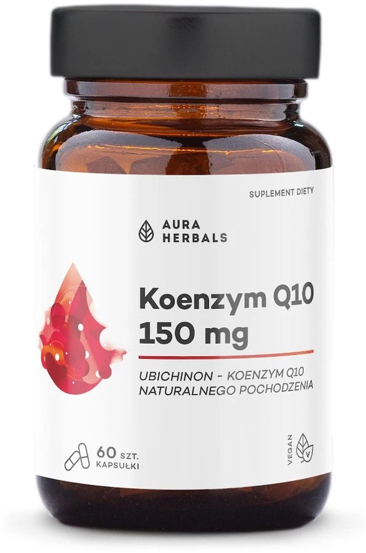 Aura Herbals Koenzym Q10 suplement diety 60 kapsułek 150mg