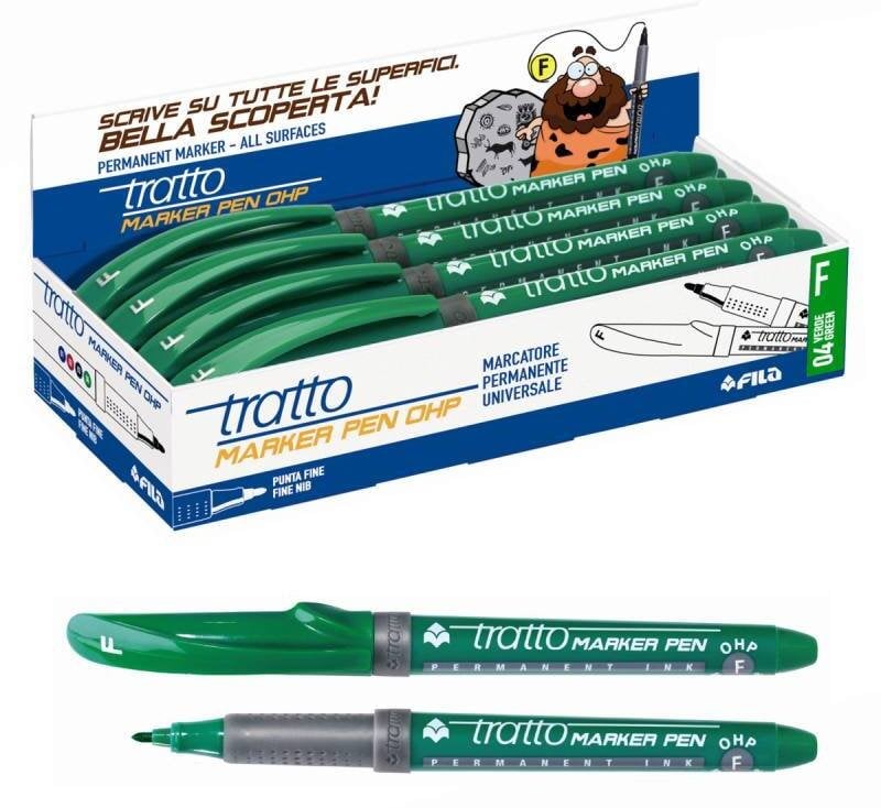 Tratto - Marker permanentny F-2,2 mm Zielony / 806804