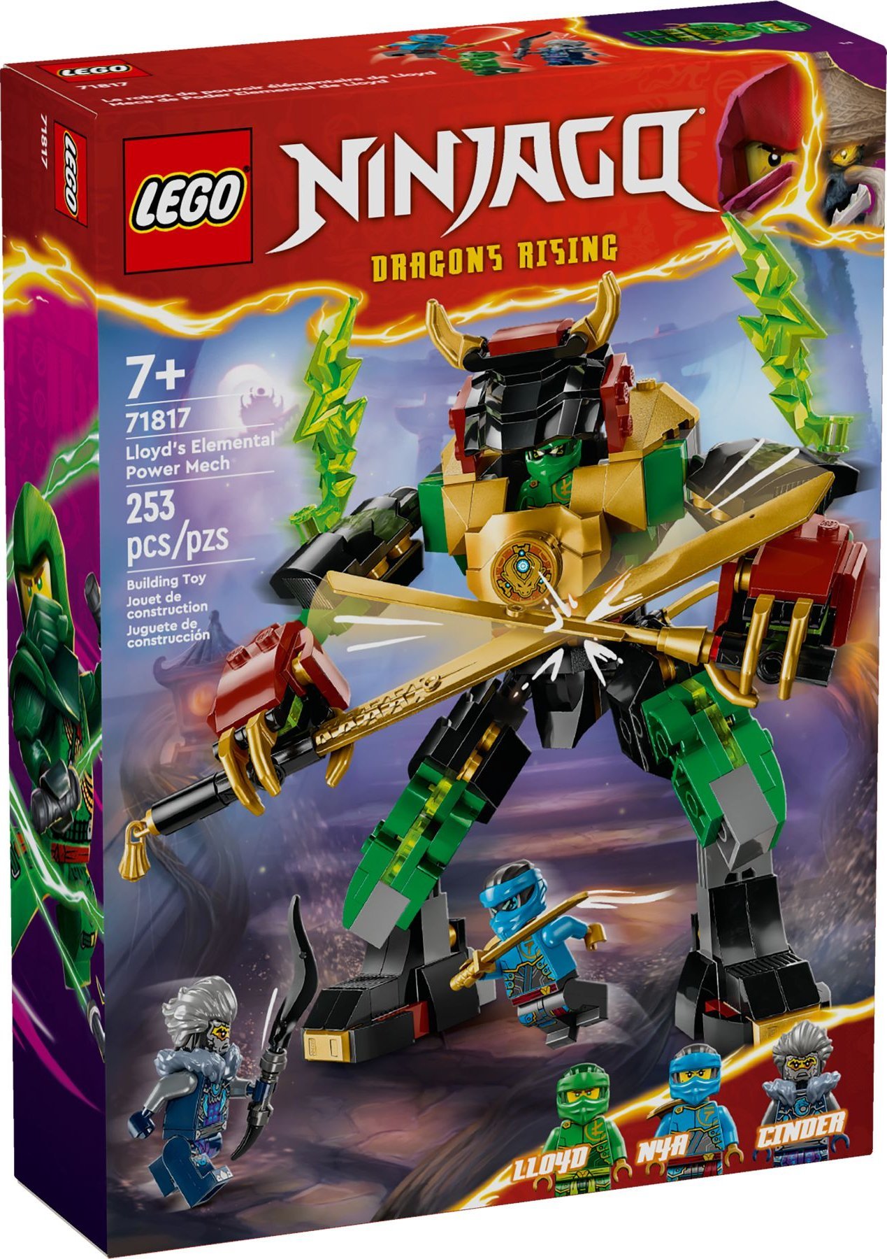 LEGO Ninjago Mech mocy żywiołu Lloyda (71817)
