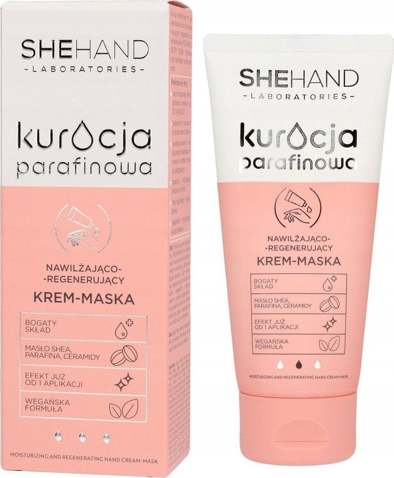 SHEHAND_Laboratories kuracja parafinowa nawilżająco-regenerujący krem-maska do dłoni 75ml
