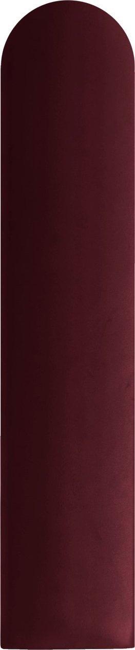 Panel tapicerowany płotek zaokrąglony 90x20 Magic Velvet 2202 (Bordowy) 90x20