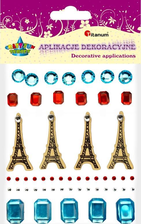 Titanum Naklejki kryształki 3D