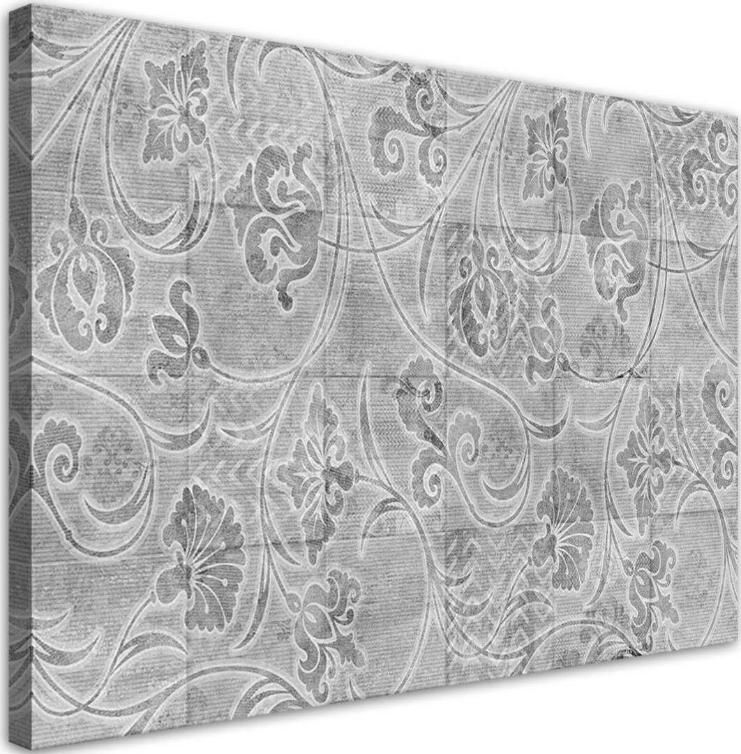 Feeby Obraz na płótnie, Szare kafelki - 120x80