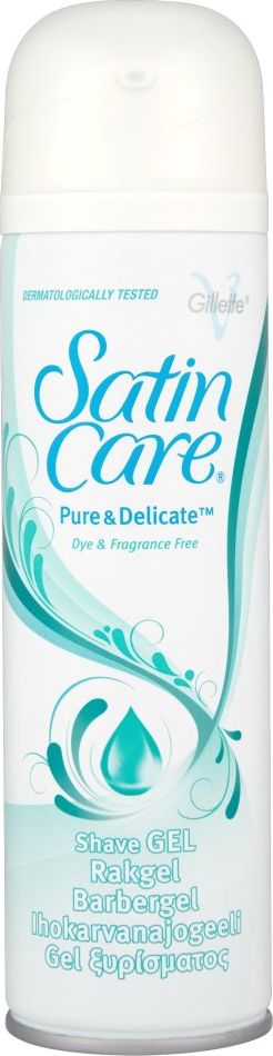 Gillette Gillette Satin Care Pure & Delicate Gel (W) żel do golenia 200ml
