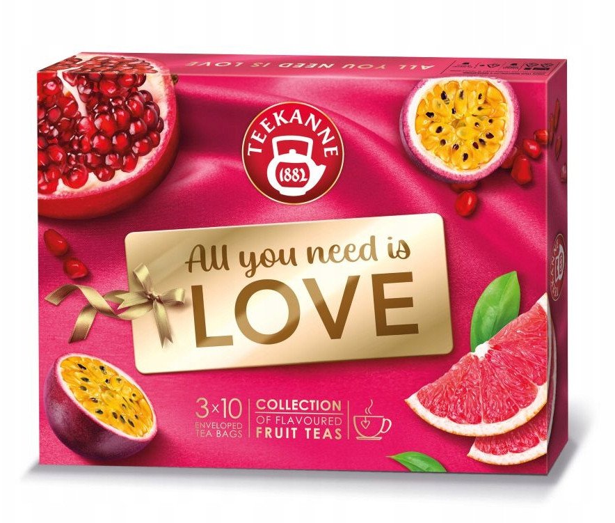 Teekanne Zestaw herbat Love 3x10 kopert
