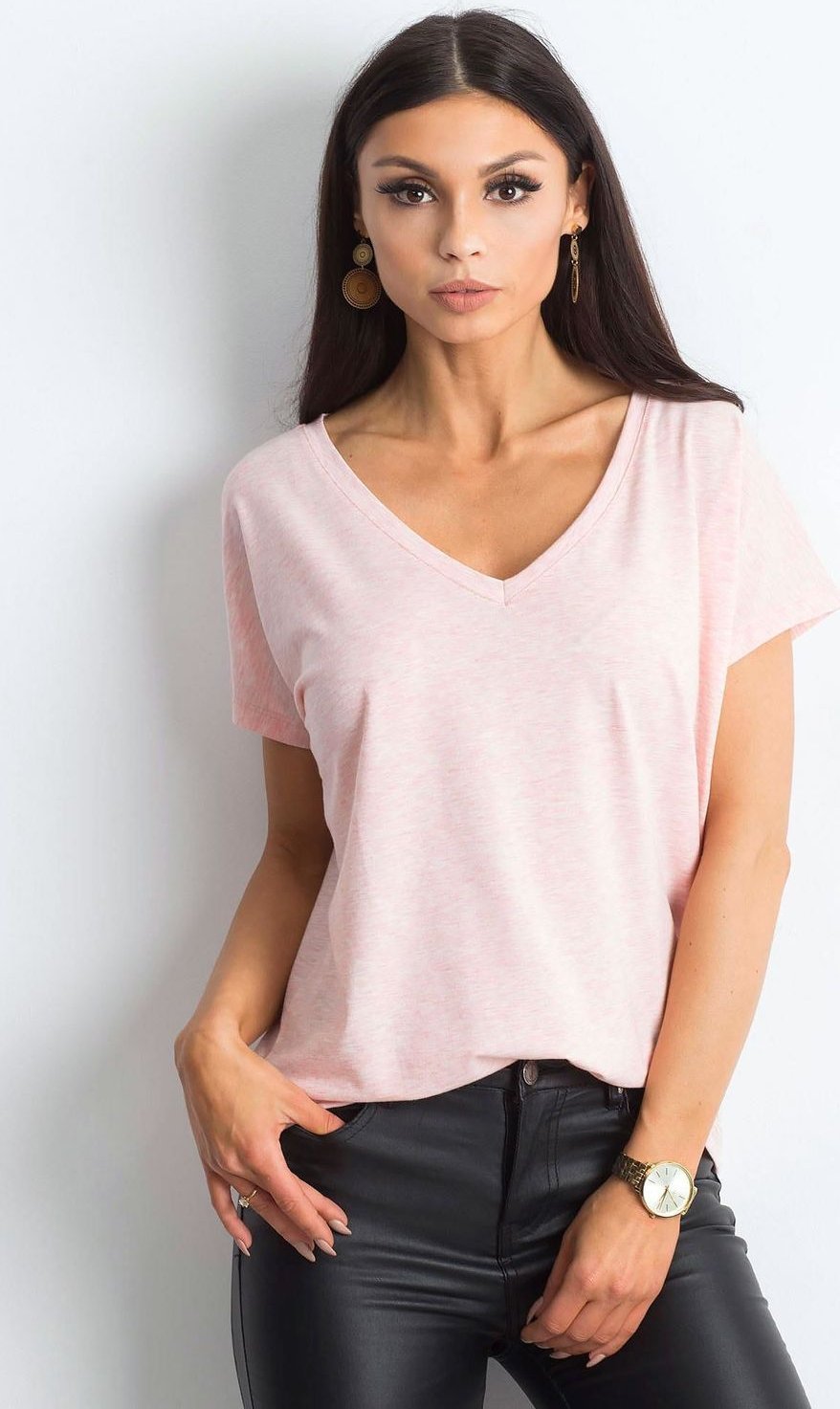 BFG T-shirt Damski Model RV-TS-4832.02P Light Pink