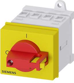 Siemens Łącznik krzywkowy 0-1 3P 16A na szynę żółto/czerwony IP44 (3LD2030-0TK13)