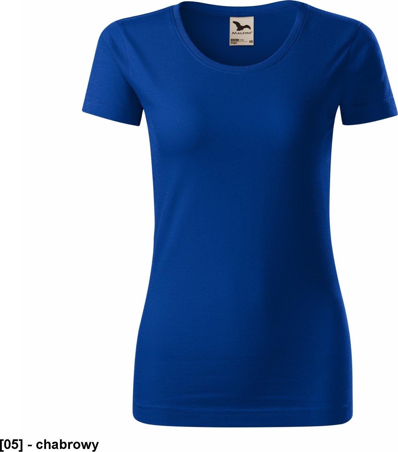 MALFINI Origin 172 - ADLER - Koszulka damska, 160 g/m, 100% bawełna organiczna - chabrowy XL