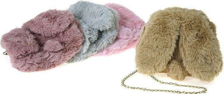 Torebka pluszowa królik z długimi uszami MIX