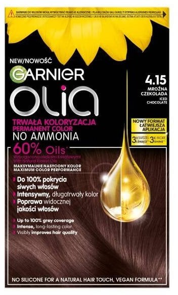 Garnier Olia farba do włosów 4.15 Mroźna Czekolada