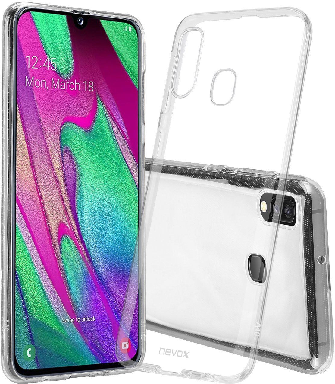 Nevox STYLESHELL FLEX pokrowiec na telefon komórkowy 15,5 cm (6.1") Przezroczysty