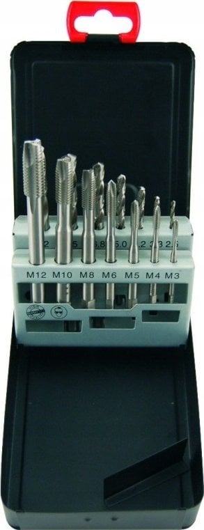 Abraboro Zestaw gwintowników maszynowych M3-M12 ABRABORO, HSS-G [14 cz.]