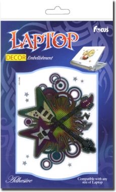 Sticker BOO Dekoracja na laptopa Gitara (NBA 2105)