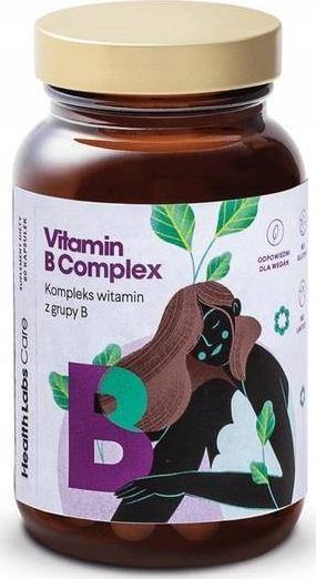 HealthLabs Vitamin B Complex kompleks witamin z grupy B suplement diety 60 kapsułek
