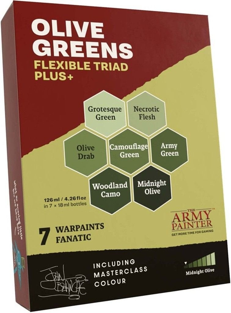 The Army Painter: Flexible Triad PLUS+ - Olive Greens