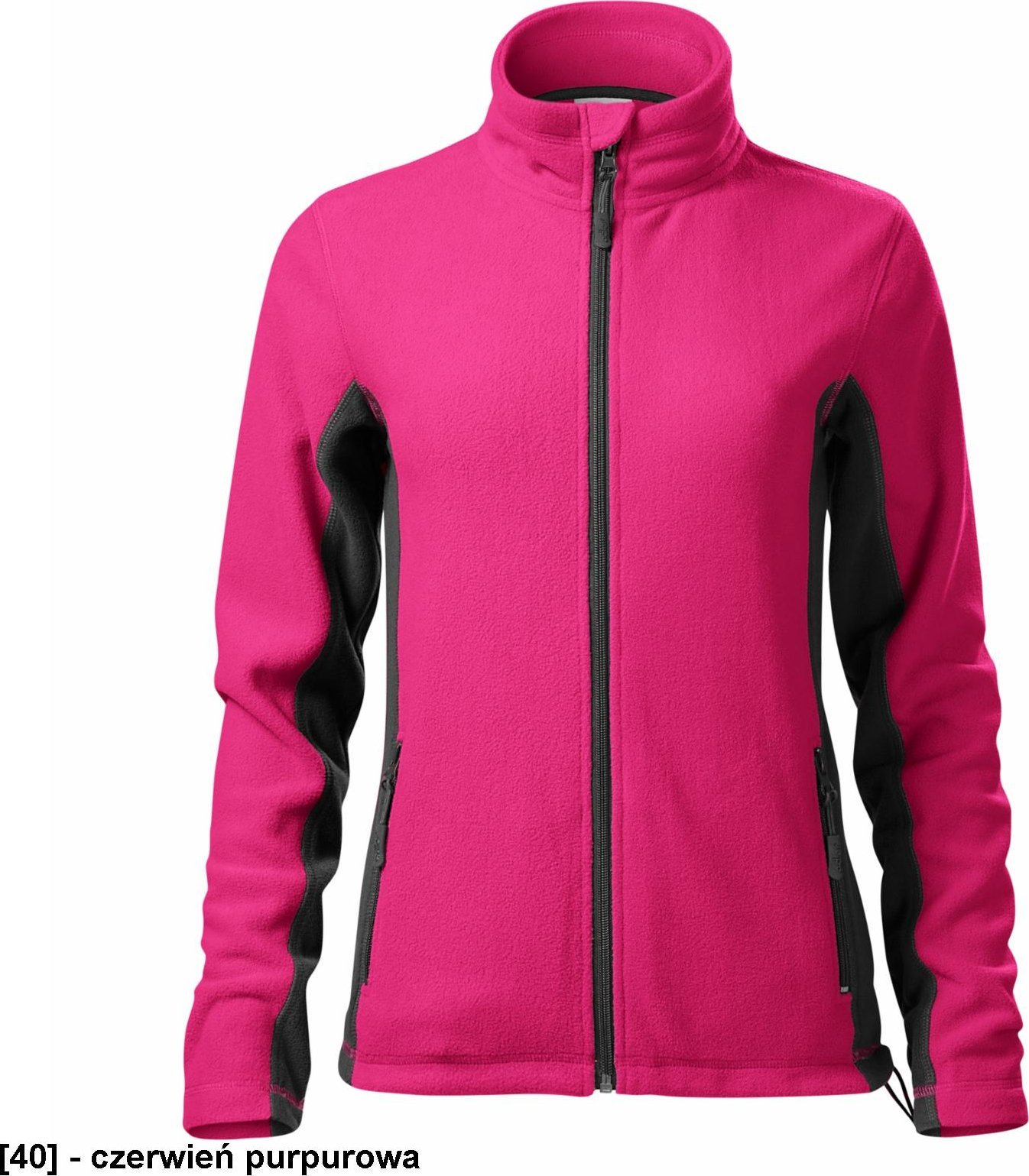 MALFINI Frosty 528 - ADLER - Polar damski, 220 g/m, 100 % poliester - czerwień purpurowa 2XL