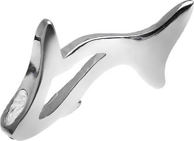 Lovrin Srebrna przywieszka 925 w kształcie ryby